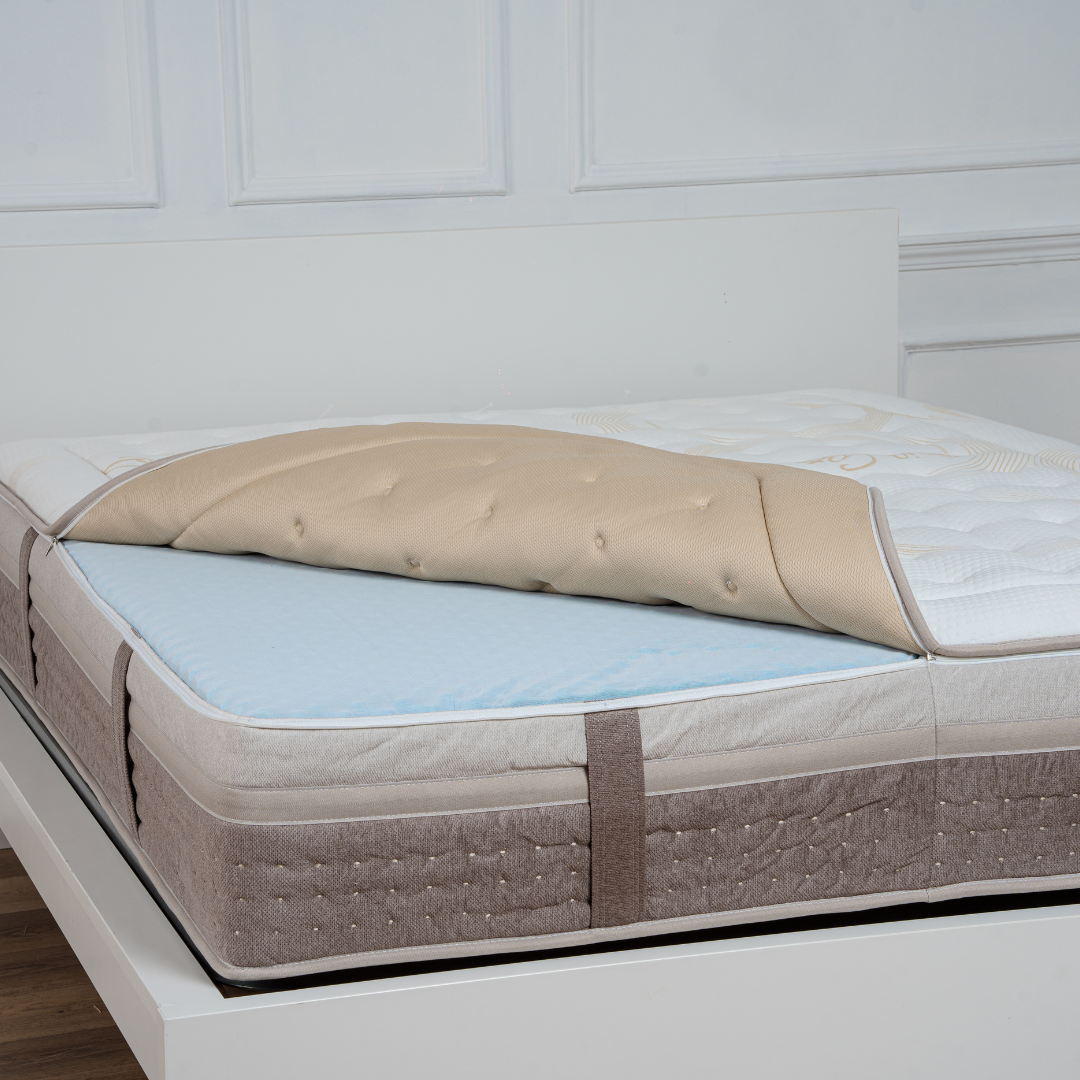 Materasso Memory Foam 4 Strati Sfoderabile Tessuto Biocotton Piazzato H28 Con Fascia Capitonè a Doppia Traspirazione