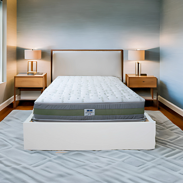 Materasso Volpe Verde Memory Foam a 7 Zone Differenziate Sfoderabile H28 Tessuto Resistex Antiacaro