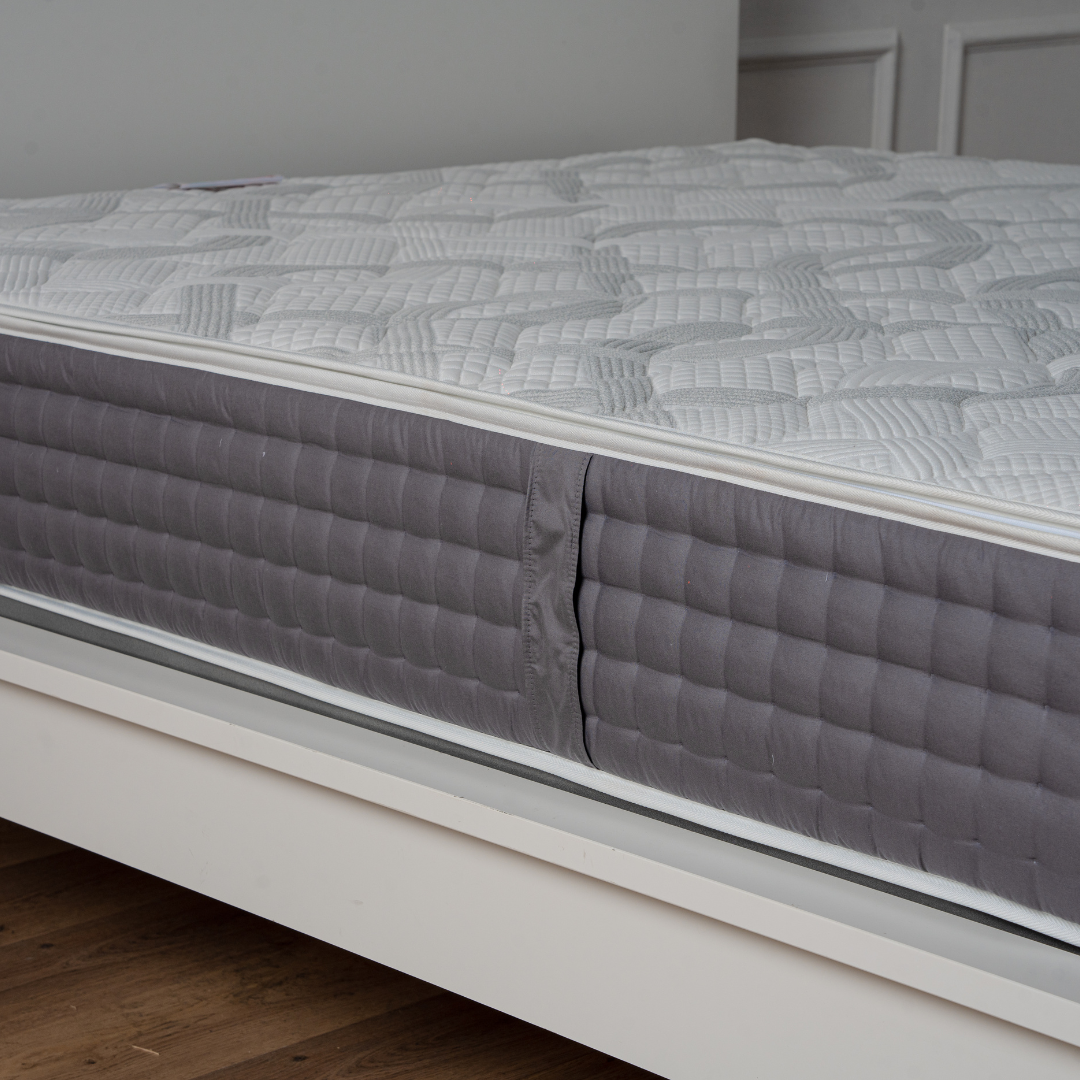 Materasso Memory Foam 2 Strati Sfoderabile Tessuto Intreccio H26 Con Fascia Perimetrale Capitonè