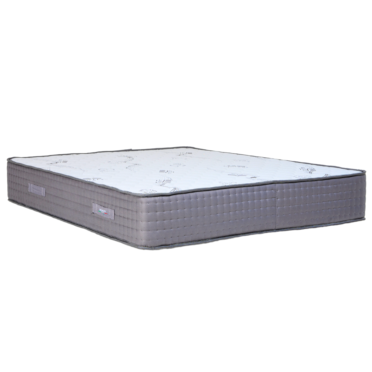 Materasso Ginflex Memory Foam 2 Strati Fisso Tessuto Antiacaro Con Fascia Perimetrale Capitonè